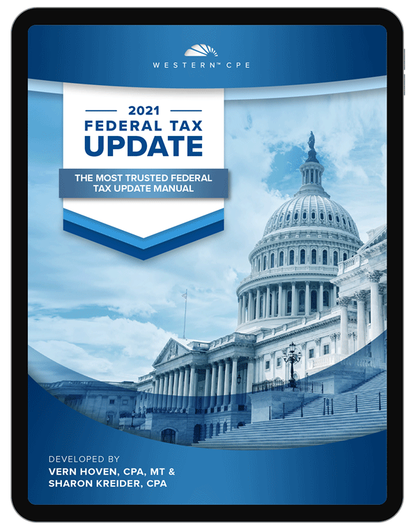 Federal Tax Update Seminars Western CPE